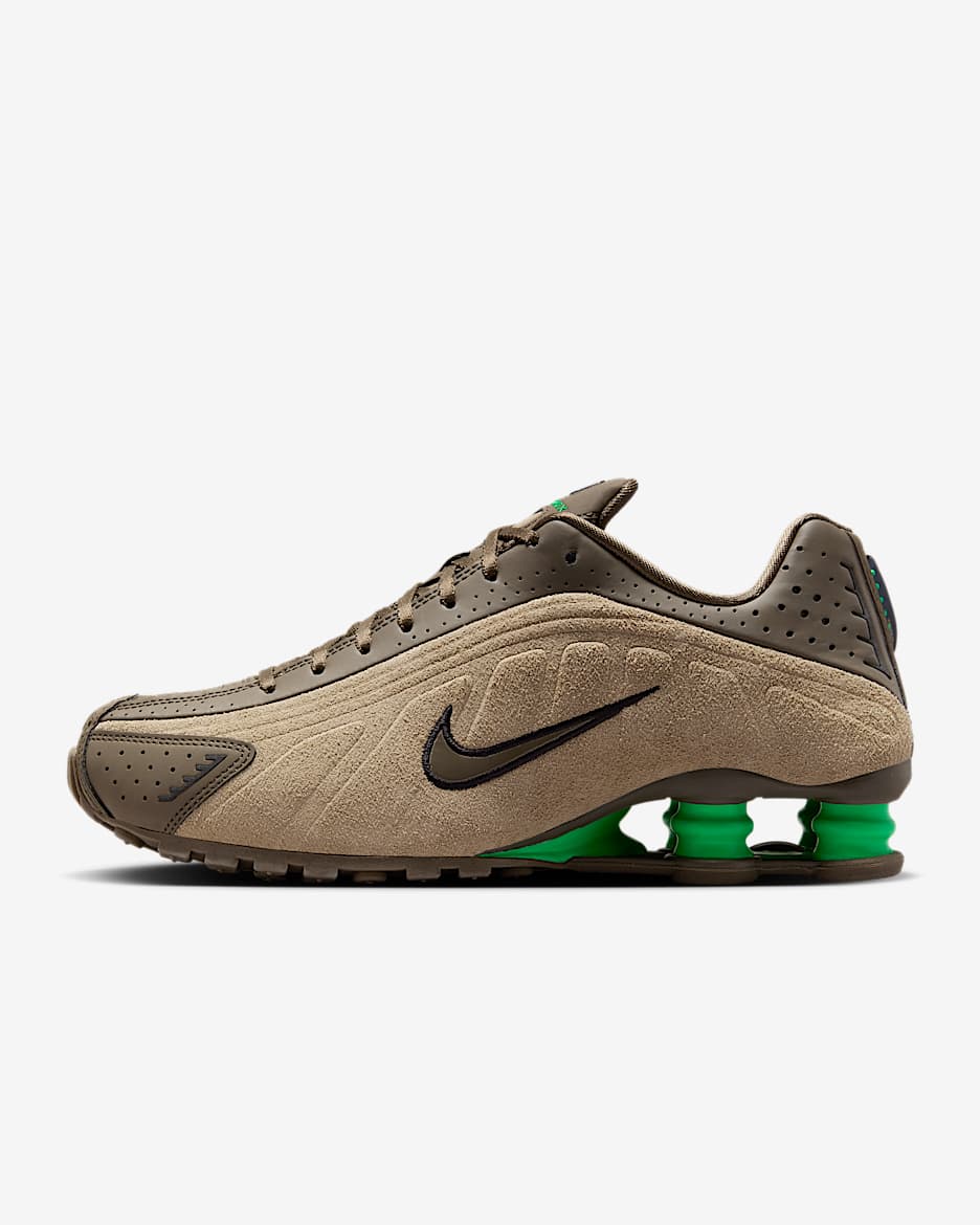 国内配送 NIKE W SHOX R4 OLIVE KHAKI/OLIVE KHAKI-KHAKI 2025年 7/18 発売】NIKE W SHOX R4 “Olive Khaki” (ナイキ